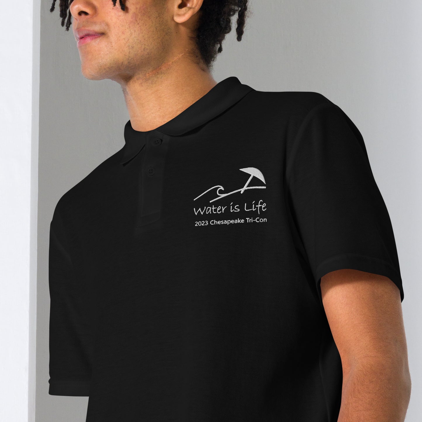 Men's pique polo shirt